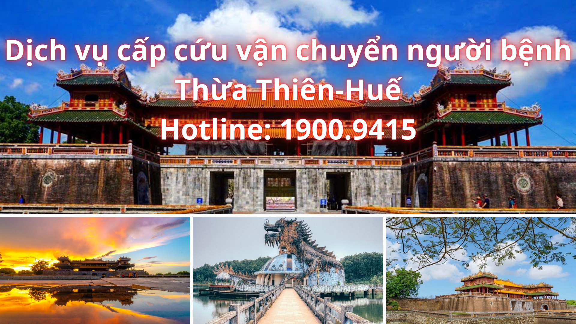 Hỗ trợ vận chuyển người bệnh Thừa thiên Huế
