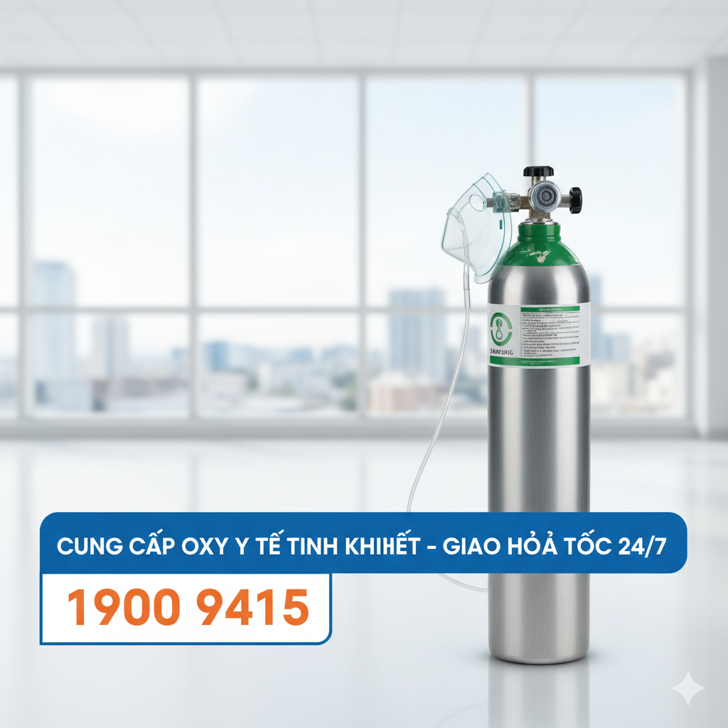 Thuê bình ô xy tại Quảng Yên